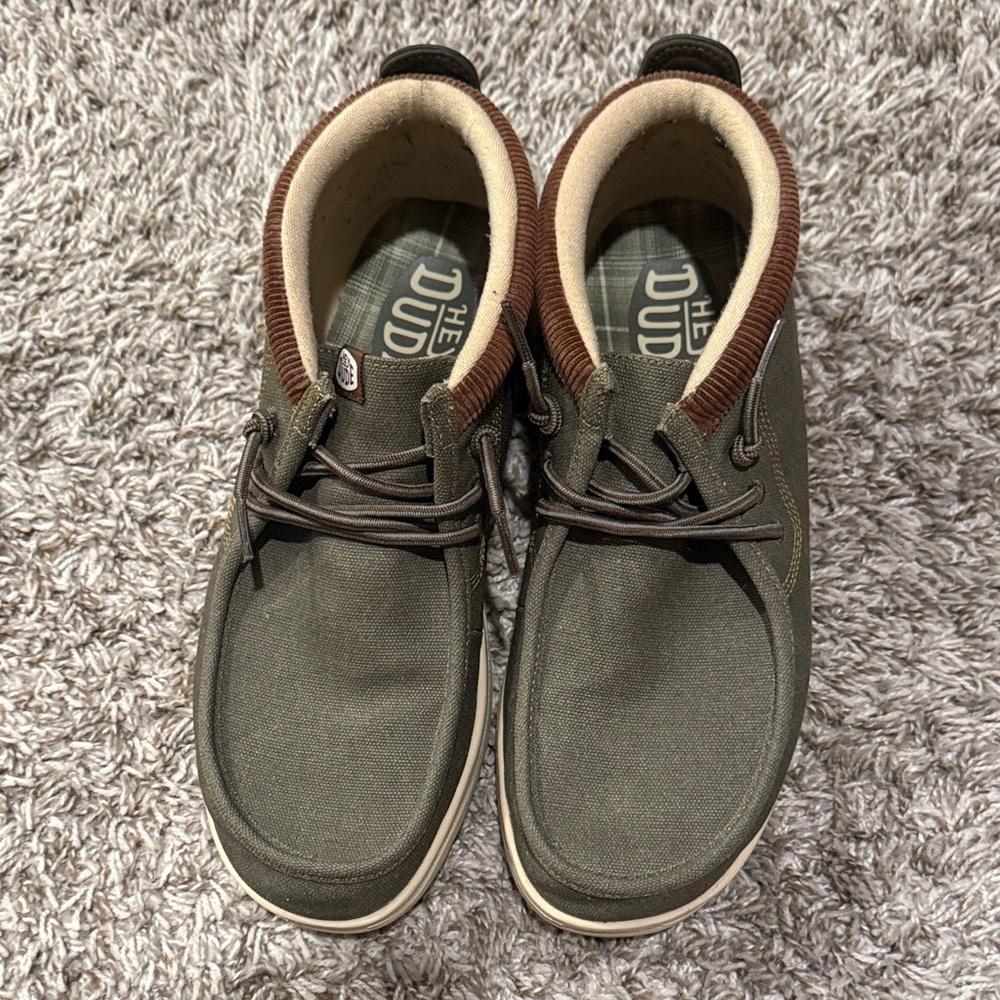 Hey Dude Men's Wally Grip High Top Work Wear